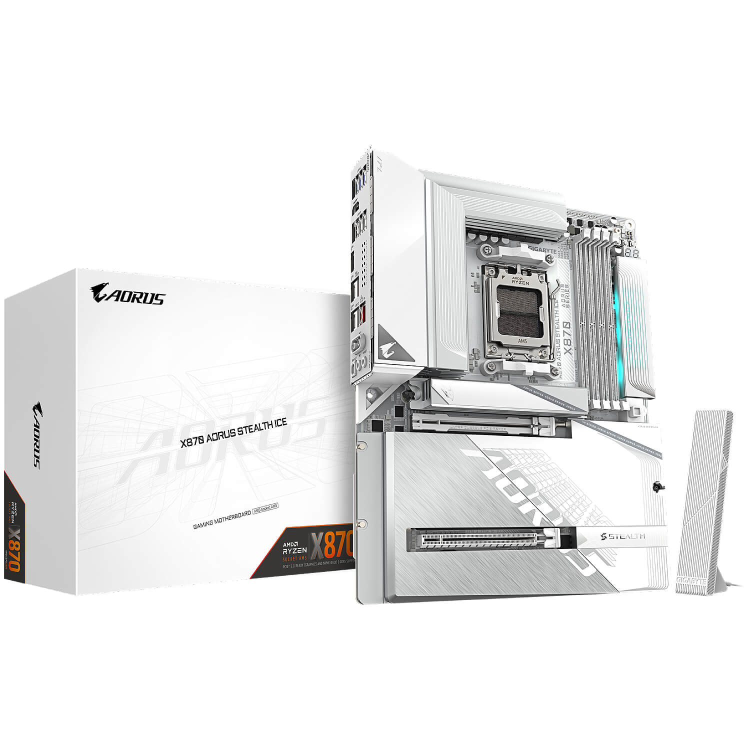 gigabyte x870 aorus stealth ice