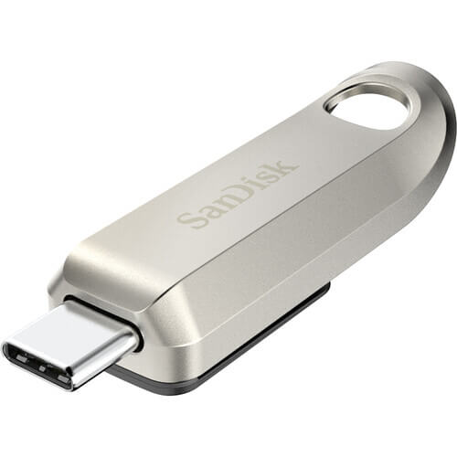 זיכרון נייד SanDisk Ultra Luxe USB Type-C 3.2 Gen1 256GB SDCZ75-256G-G46