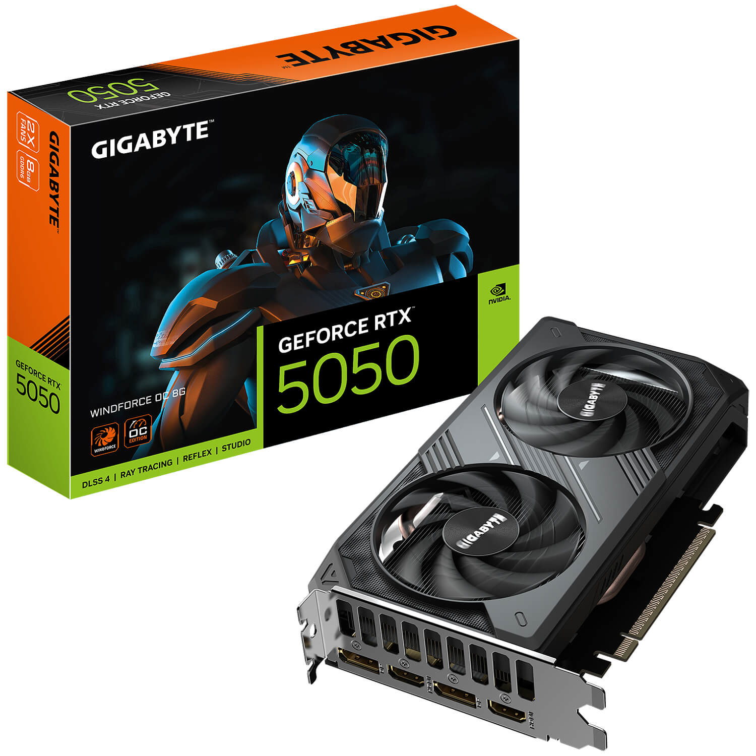 gigabyte geforce rtx 5050 windforce oc 8g gv-n5050wf2oc-8gd