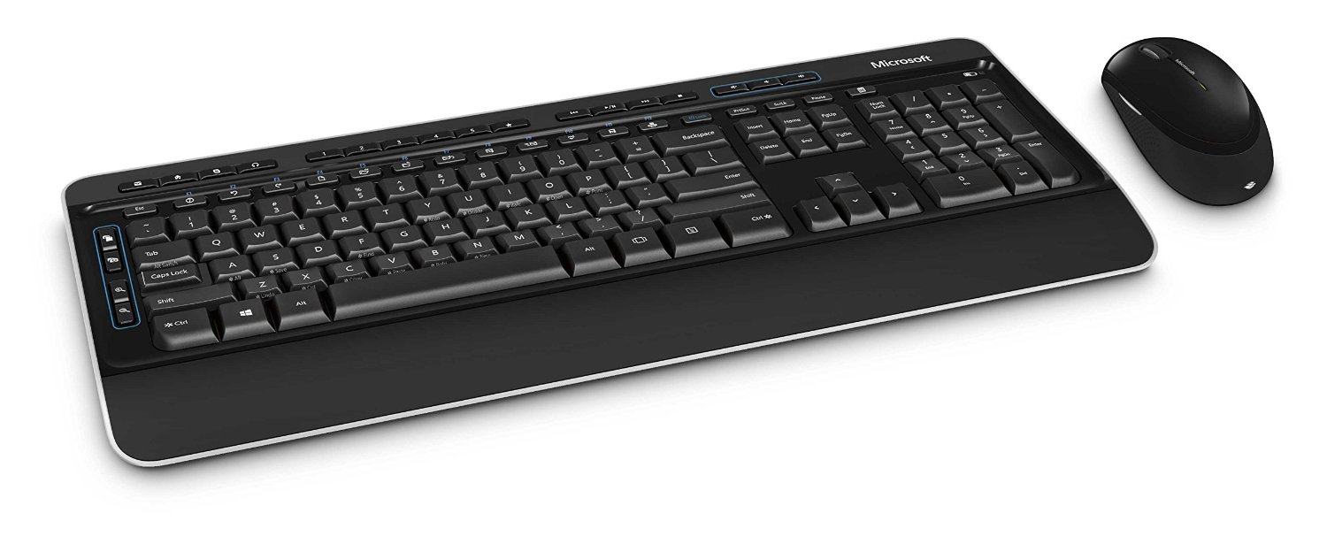 סט מקלדת + עכבר אלחוטי מיקרוסופט Microsoft wireless 3050