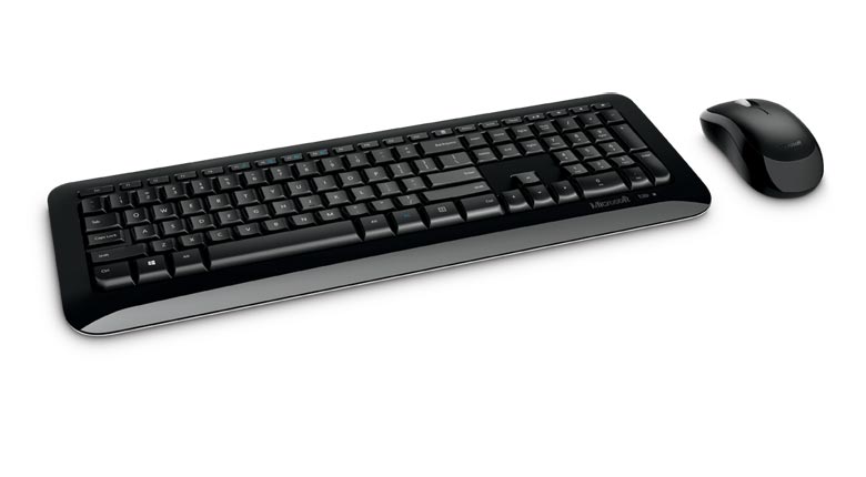 סט מקלדת + עכבר אלחוטיים מיקרוסופט Microsoft Wireless Desktop 850