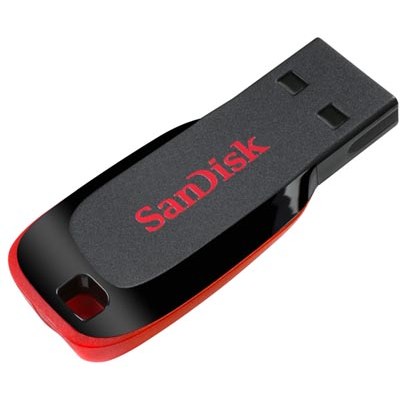 זיכרון נייד 128 ג'יגה SanDisk Disk On Key Cruzer Blade SDCZ50-128G-B35