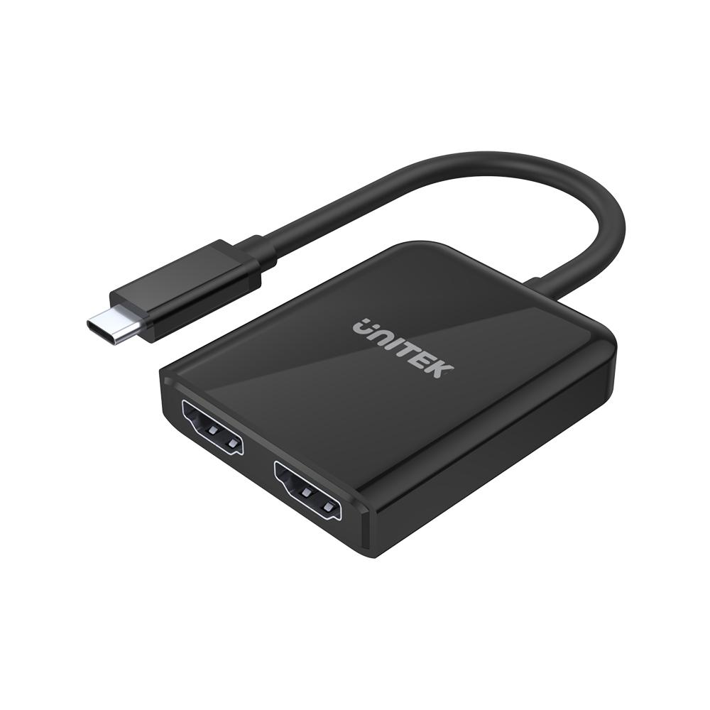 מתאם UNITEK Type-C to Dual HDMI 2.0 Adapter V1408A