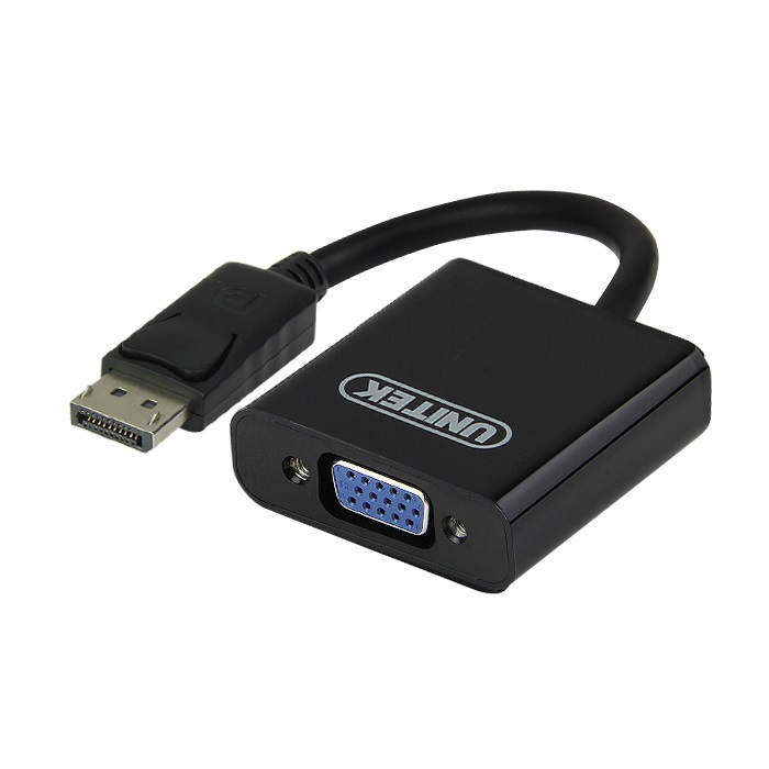 מתאם UNITEK DisplayPort to VGA Female Converter Y-5118E