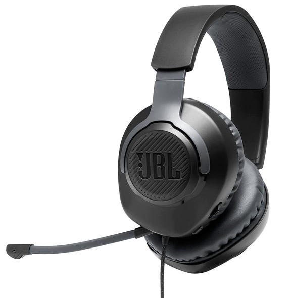 אוזניות גיימיג צבע שחור JBL Quantum 100-יבואן רישמי