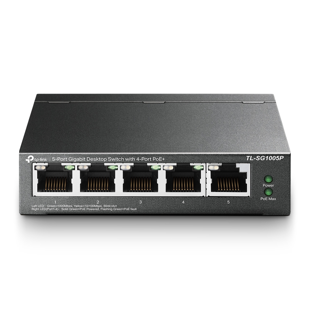 מתג TP-Link TL-SG1005P 5 Ports 10/100/1000Mbps POE