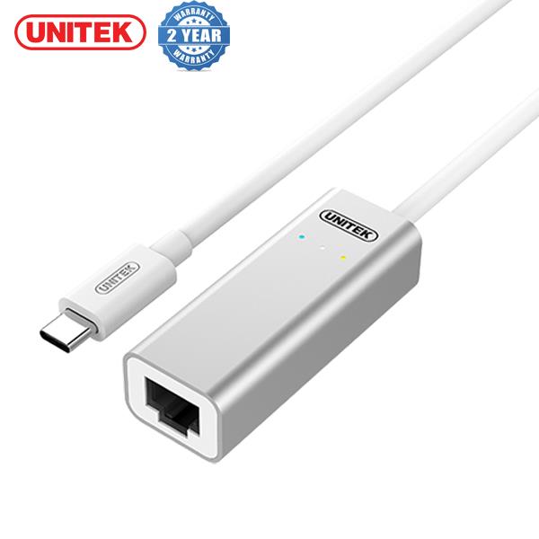 מתאם רשת UNITEK Type-C to Gigabit Ethernet Converter Y-3465