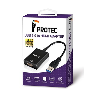 מתאם PROTEC USB 3.0 to HDMI DM156