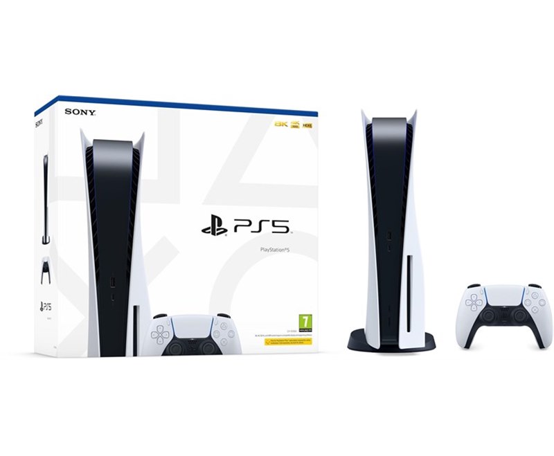 באנדל קונסולה+משחק+שלט נוסף Sony PlayStation 5 825GB Blu-ray + CFI-1216A