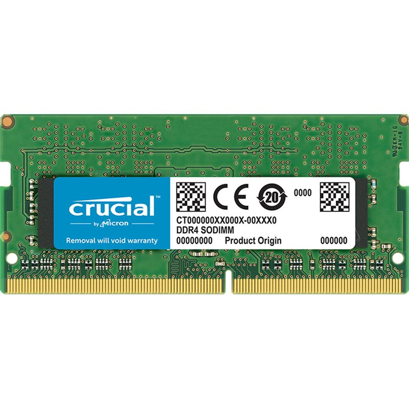 זיכרון פנימי למחשב נייד Crucial 32GB DDR4 3200MHz CT32G4SFD832A