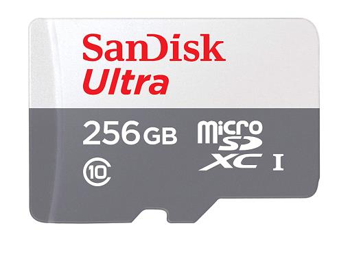 כרטיס זיכרון 256 ג'יגה SanDisk Ultra Android microSDXC SDSQUNR-256G-GN3MN