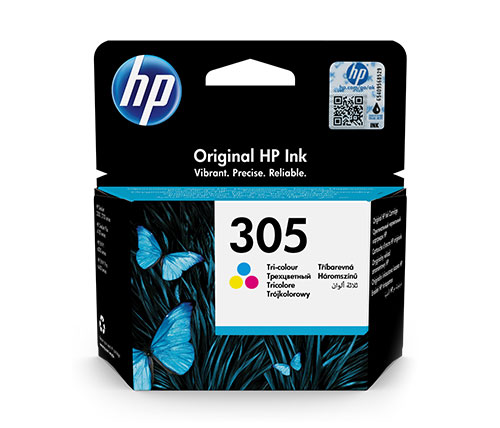 ראש דיו צבעוני מקורי HP 305 3YM60AE